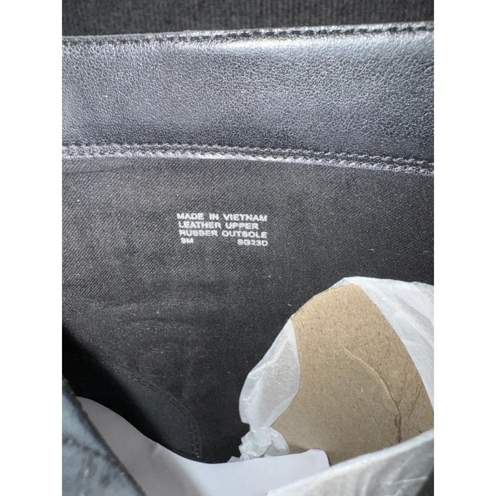 NWOB Michael Kors Black Leather Pointed Toe Stiletto Ankle Boots SG23D 9M - Picture 8 of 8